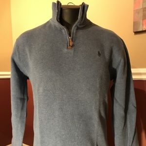Blue Polo 1/4 Zip